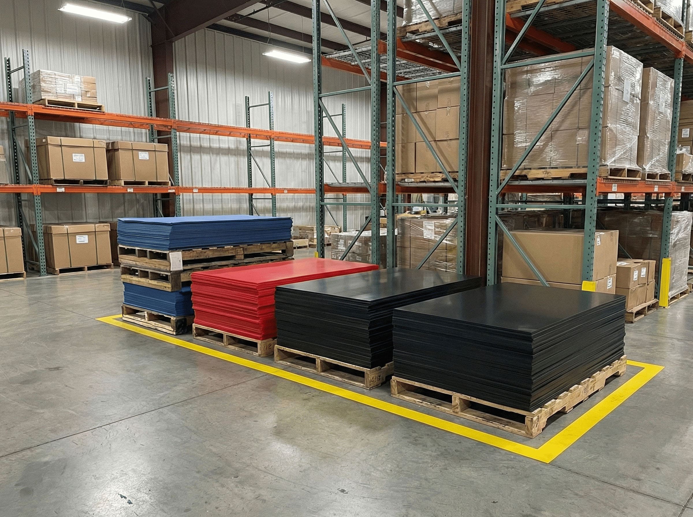 塑膠押出板材示意：ABS板、PS板、PC板、PMMA壓克力板、PETG板